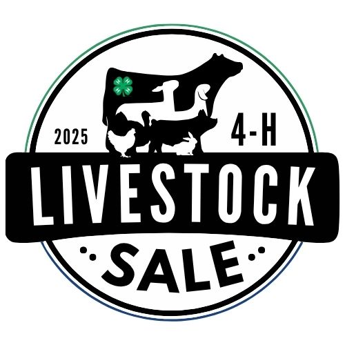 2025 4-H Livestock Sale Logo - Option 1