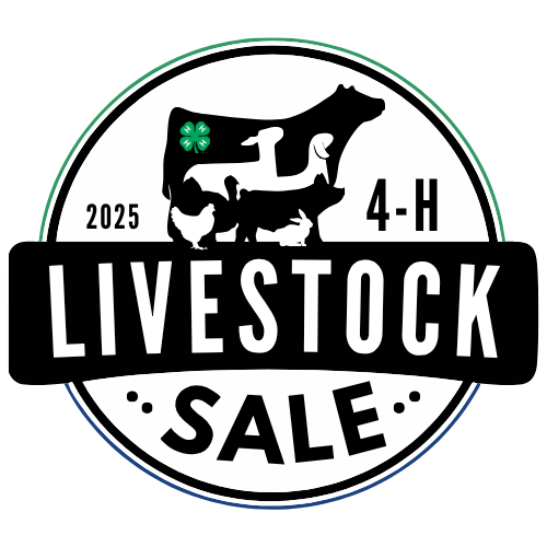 2025 4-H Livestock Sale Logo - Option 1