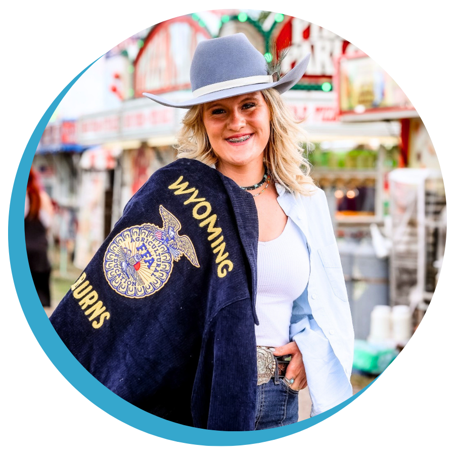 Kinzley Nusbaum Laramie County Fair Ambassador